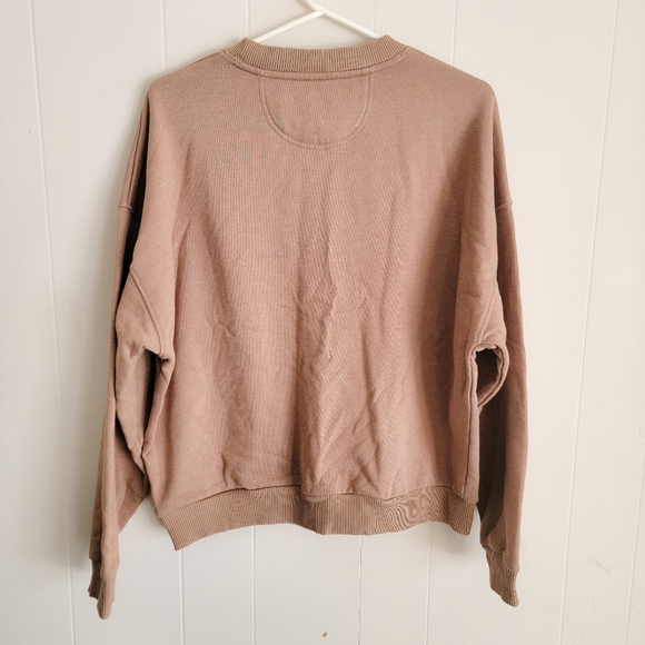 American Eagle Mushroom Skeleton Crew Neck Sweatshirt - Picture 3 of 4